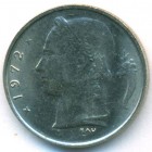 Бельгия, 1 франк 1972 год (UNC)