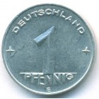 ГДР, 1 пфенниг 1953 год E (AU)