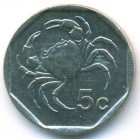 Мальта, 5 центов 1998 год (AU)