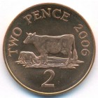 Гернси, 2 пенса 2006 год (UNC)