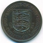 Джерси, 1/12 шиллинга 1960 год