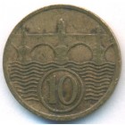 Чехословакия, 10 геллеров 1930 год