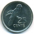 Сейшельские острова, 25 центов 1982 год (UNC)