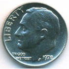 США, 10 центов 1978 год (UNC)