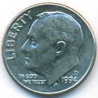 США, 10 центов 1994 год D