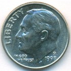 США, 10 центов 1998 год P (UNC)