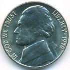 США, 5 центов 1978 год (UNC)