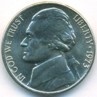 США, 5 центов 1973 год (AU)