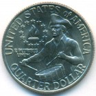 США, 25 центов 1976 год (UNC)