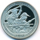 США, 25 центов 2017 год S (PROOF)