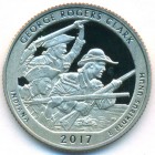 США, 25 центов 2017 год S (PROOF)