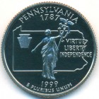 США, 25 центов 1999 год S (PROOF)