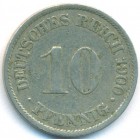 Германия, 10 пфеннигов 1900 год A