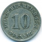 Германия, 10 пфеннигов 1914 год A