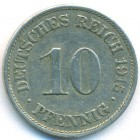 Германия, 10 пфеннигов 1915 год A
