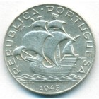 Португалия, 2-1/2 эскудо 1945 год (AU)