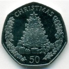 Гибралтар, 50 пенсов 2016 год (UNC)