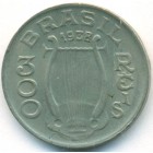 Бразилия, 300 реалов 1938 год (AU)