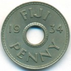 Фиджи, 1 пенни 1934 год (AU)
