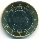 Монако, 1 евро 2016 год (UNC)