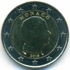 Монако, 2 евро 2018 год (UNC)