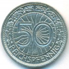 Веймарская республика, 50 рейхспфеннигов 1929 год A