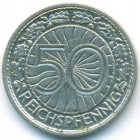 Веймарская республика, 50 рейхспфеннигов 1928 год A