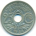 Франция, 25 сантимов 1924 год
