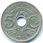 Франция, 5 сантимов 1924 год