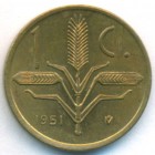 Мексика, 1 сентаво 1951 год (AU)