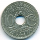 Франция, 10 сантимов 1925 год