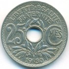 Франция, 25 сантимов 1930 год