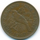 Новая Зеландия, 1 пенни 1947 год