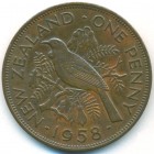 Новая Зеландия, 1 пенни 1958 год