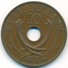 Британская Восточная Африка, 10 центов 1936 год