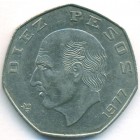 Мексика, 10 песо 1977 год