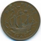 Великобритания, 1/2 пенни 1941 год