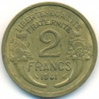 Франция, 2 франка 1941 год