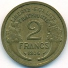 Франция, 2 франка 1936 год