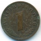 Третий рейх, 1 рейхспфенниг 1938 год F