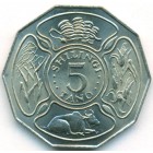 Танзания, 5 шиллингов 1972 год (UNC)