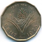 Свазиленд, 1 цент 1975 год (UNC)