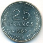 Коморы, 25 франков 1982 год (UNC)