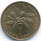 Ямайка, 1 цент 1971 год (UNC)