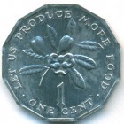 Ямайка, 1 цент 1975 год (UNC)