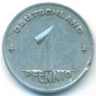 ГДР, 1 пфенниг 1948 год А