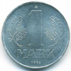 ГДР, 1 марка 1982 год (UNC)