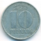 ГДР, 10 пфеннигов 1963 год