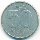 ГДР, 50 пфеннигов 1968 год