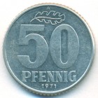 ГДР, 50 пфеннигов 1971 год (AU)